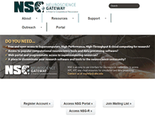 Tablet Screenshot of nsgportal.org